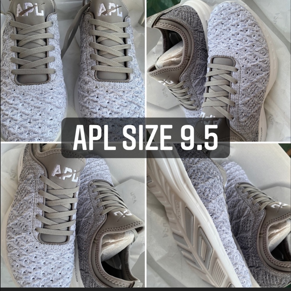 APL Women’s Techloom Phantom Gunmetal/white Sz 9.5